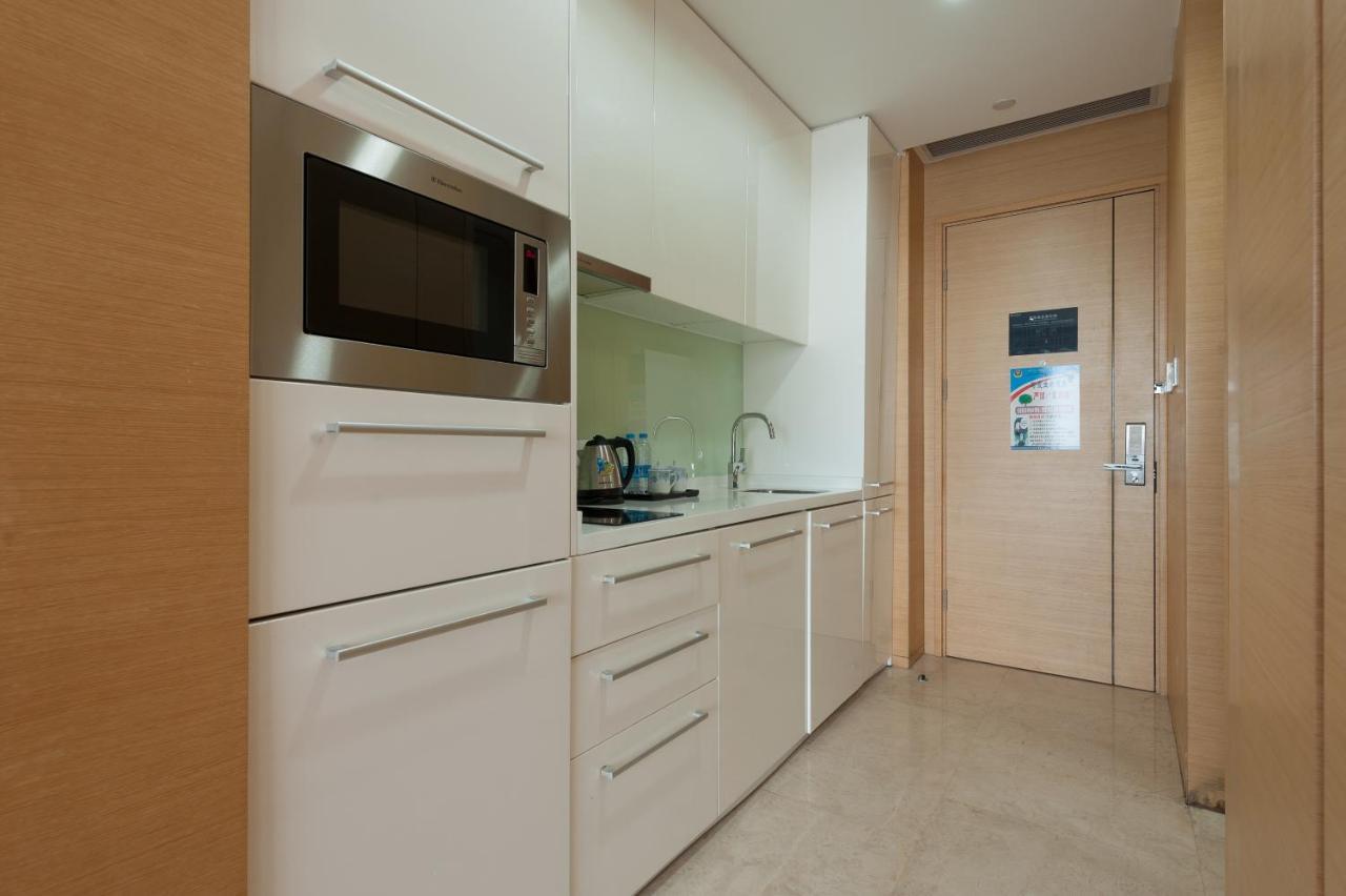 Yicheng Pazhou Poly World Trade Centre Apartment Kanton Exterior foto