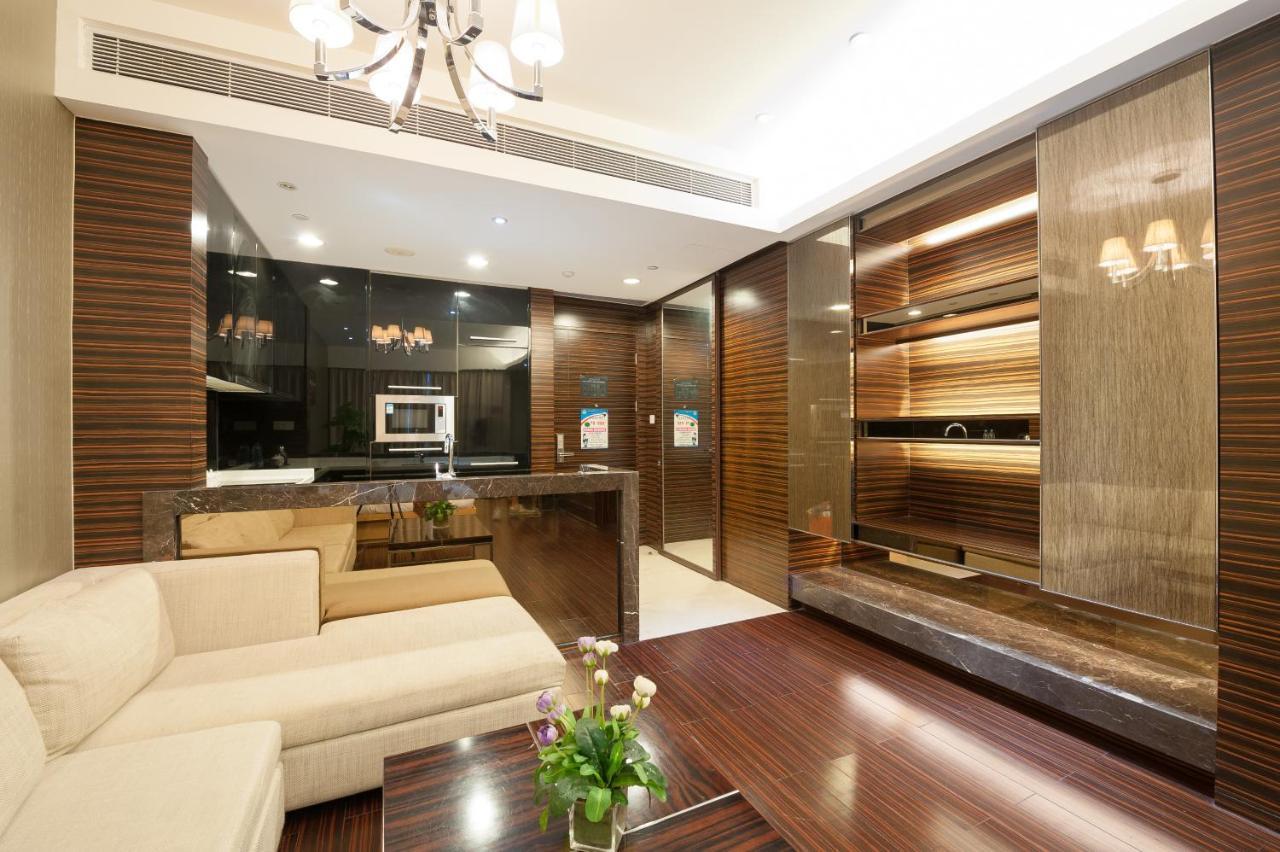 Yicheng Pazhou Poly World Trade Centre Apartment Kanton Exterior foto