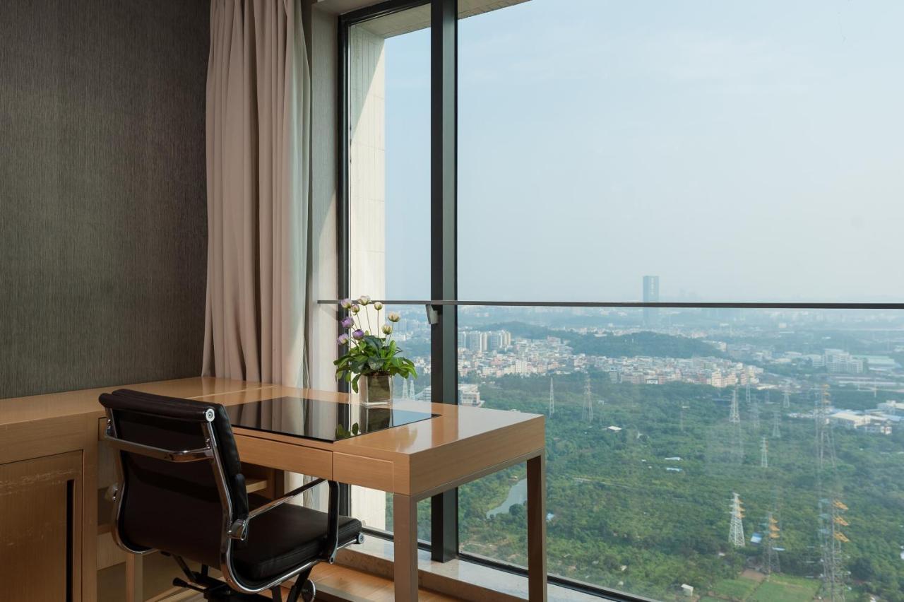 Yicheng Pazhou Poly World Trade Centre Apartment Kanton Exterior foto