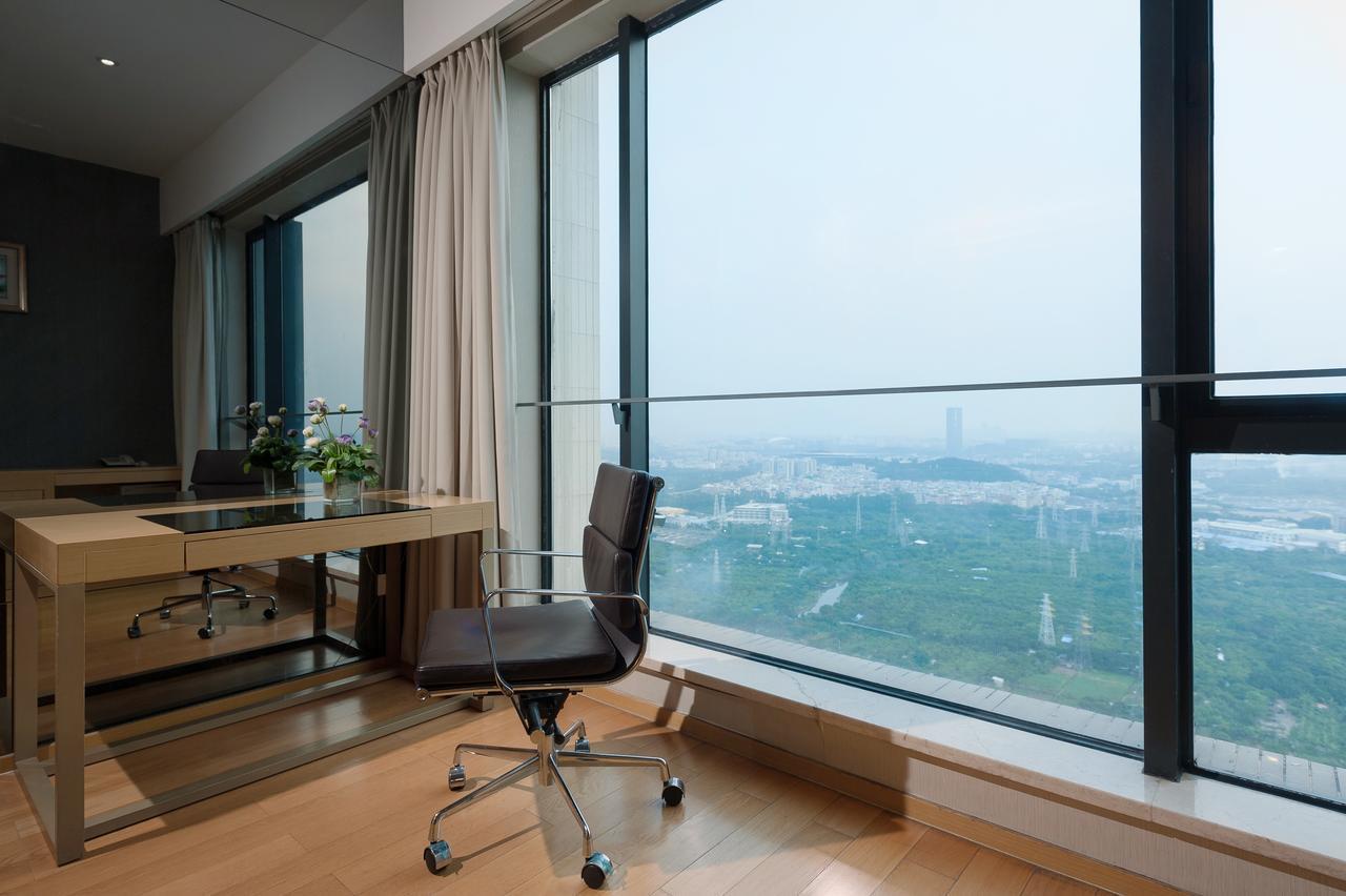 Yicheng Pazhou Poly World Trade Centre Apartment Kanton Exterior foto